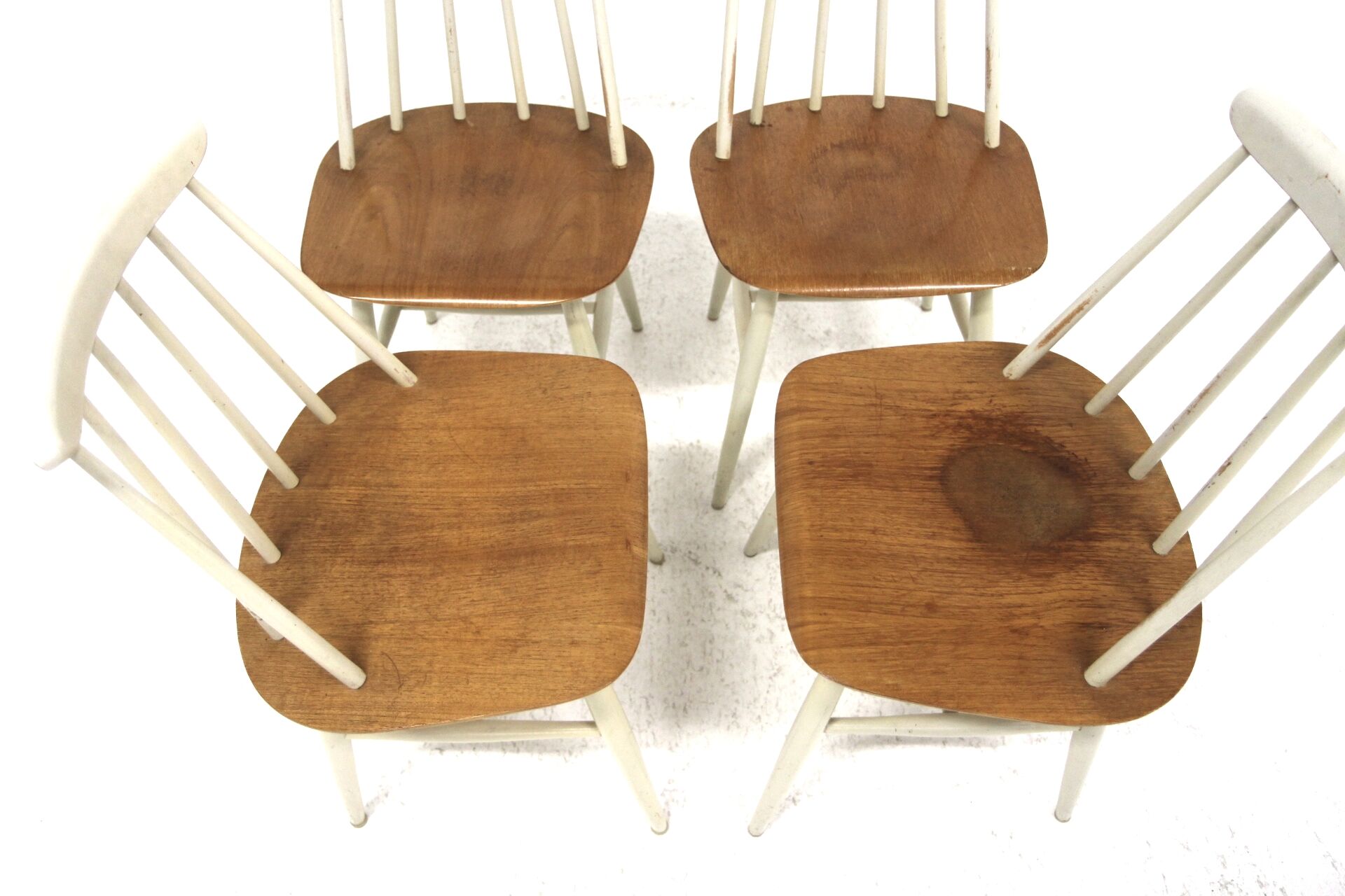 Set of 4 chairs "Fanett", Ilmari Tapiovaara, Sweden, 1960