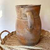 Antique terracotta pitcher