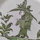 Antique Martres-Tolosane plate – rustic green decor