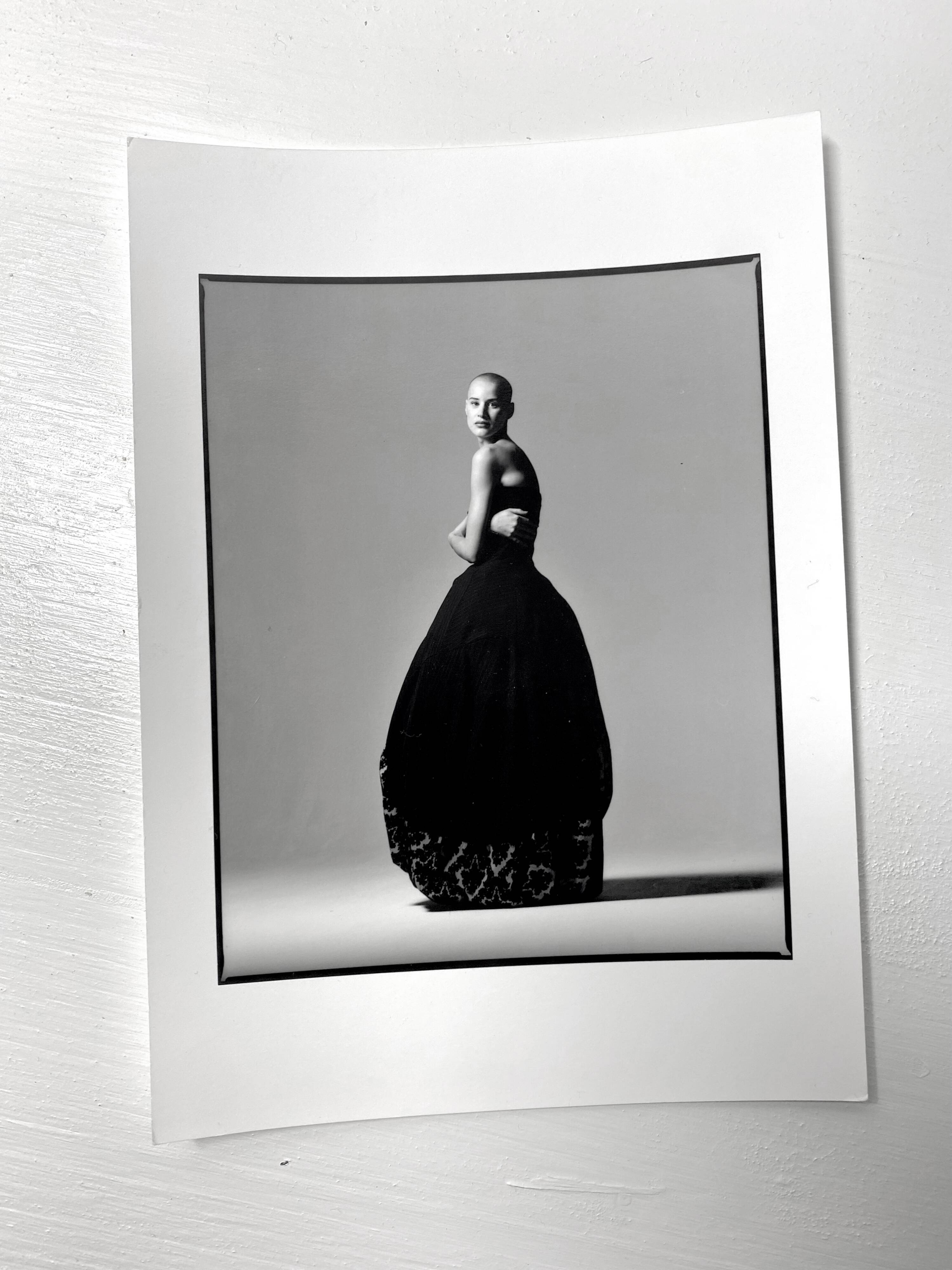 Signed photographic print