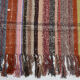 Kilim multicolore rayé moderne 6x7, 203x230Cm
