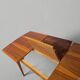 Dining room set, extendable table and 4 chairs, Czech vintage 19.