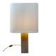 Vintage travertine table lamp