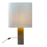 Vintage travertine table lamp