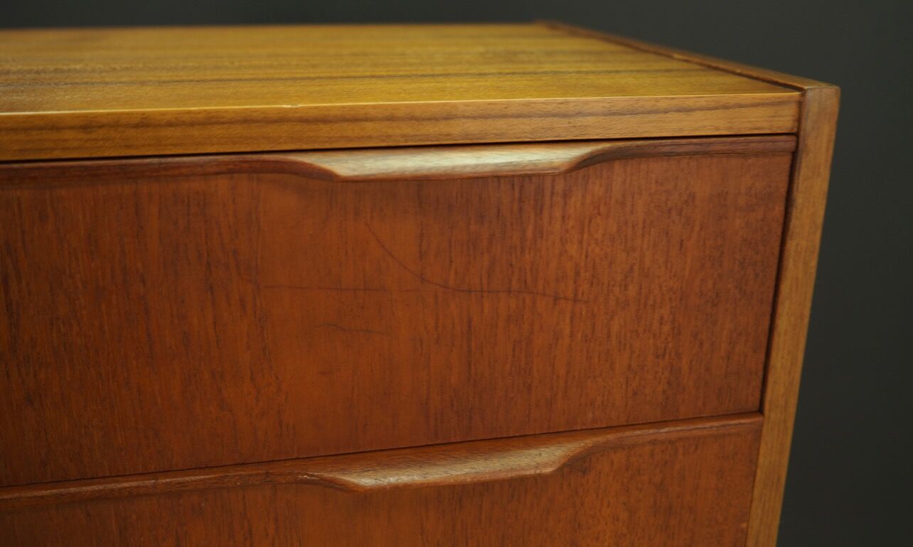 Danish design chest of drawers retro teak vintage