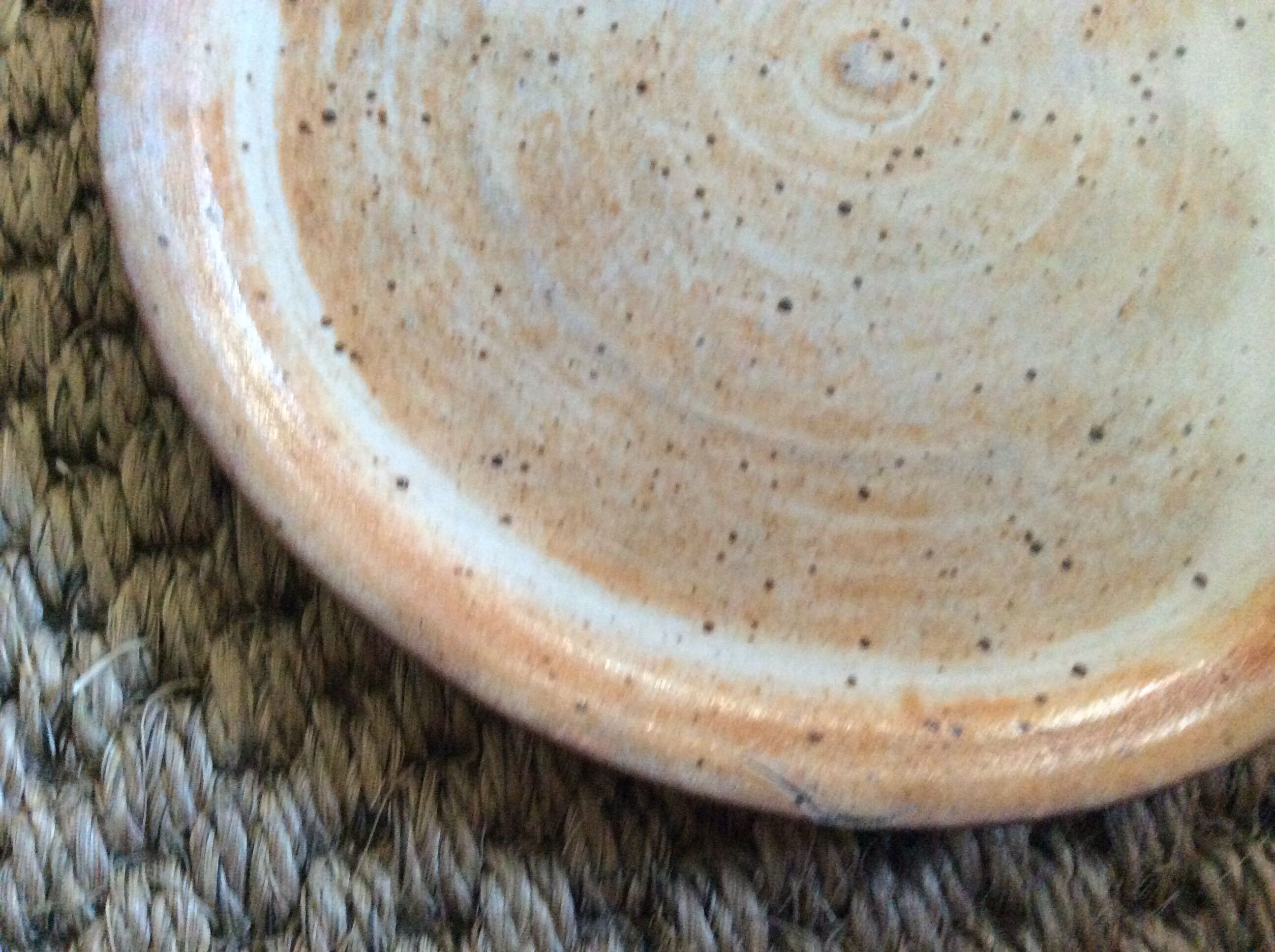 Set de 7 assiettes en grès