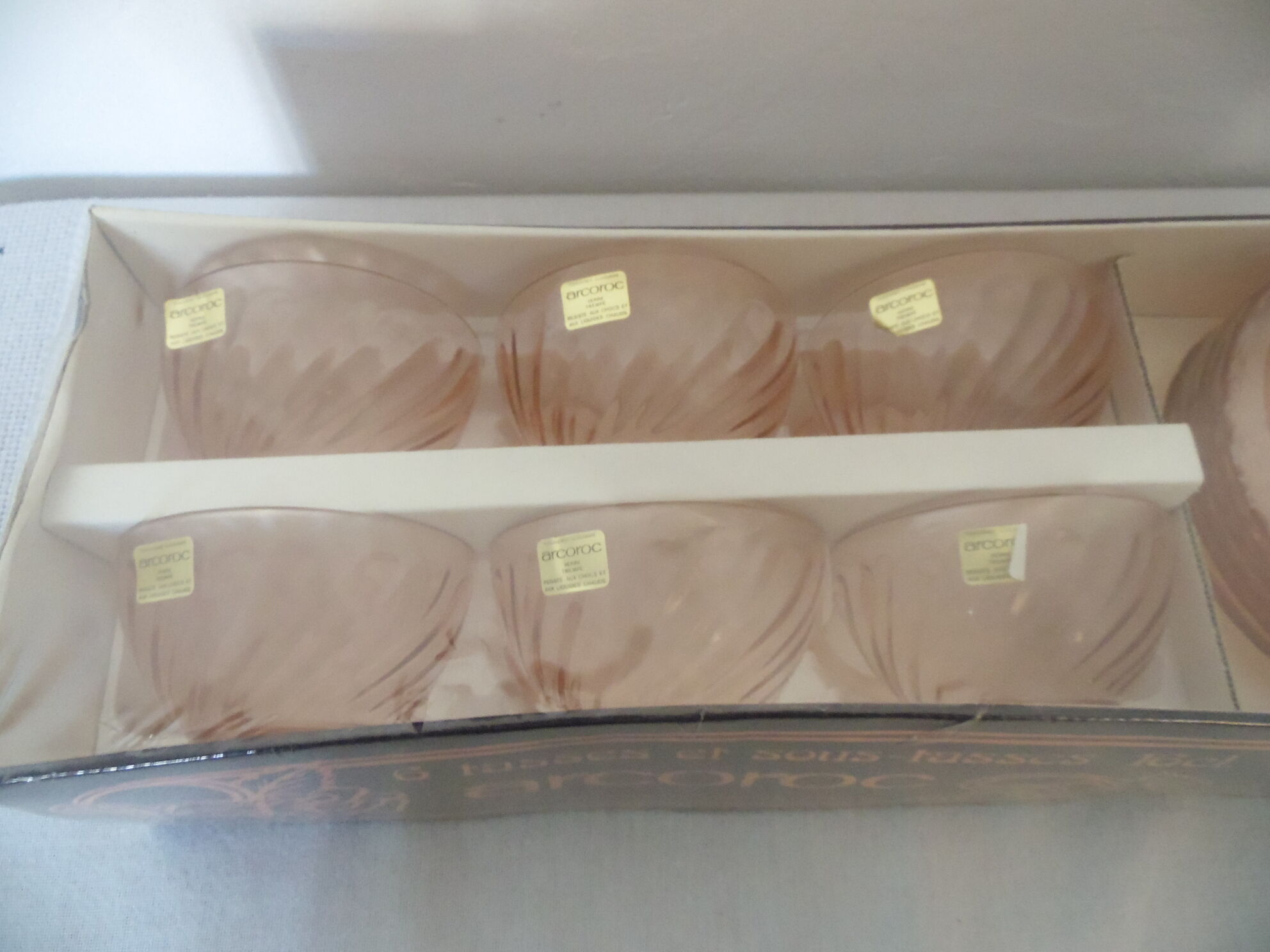 Rosaline cups and saucer in original box