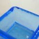 Paire de vide poche vintage en verre turquoise