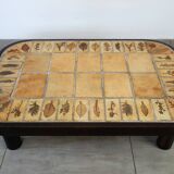 Herbarium Coffee Table by Roger Capron, Vallauris, 1970s