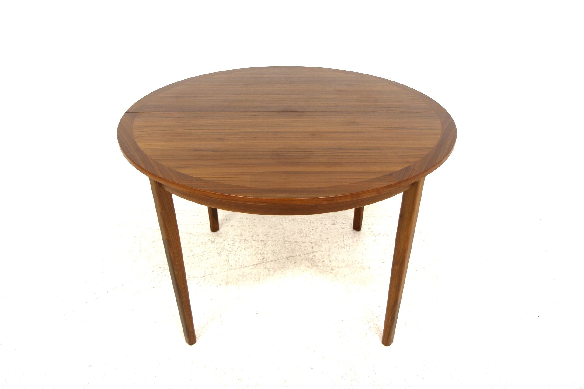 Scandinavian walnut dining table, Sweden, 1960