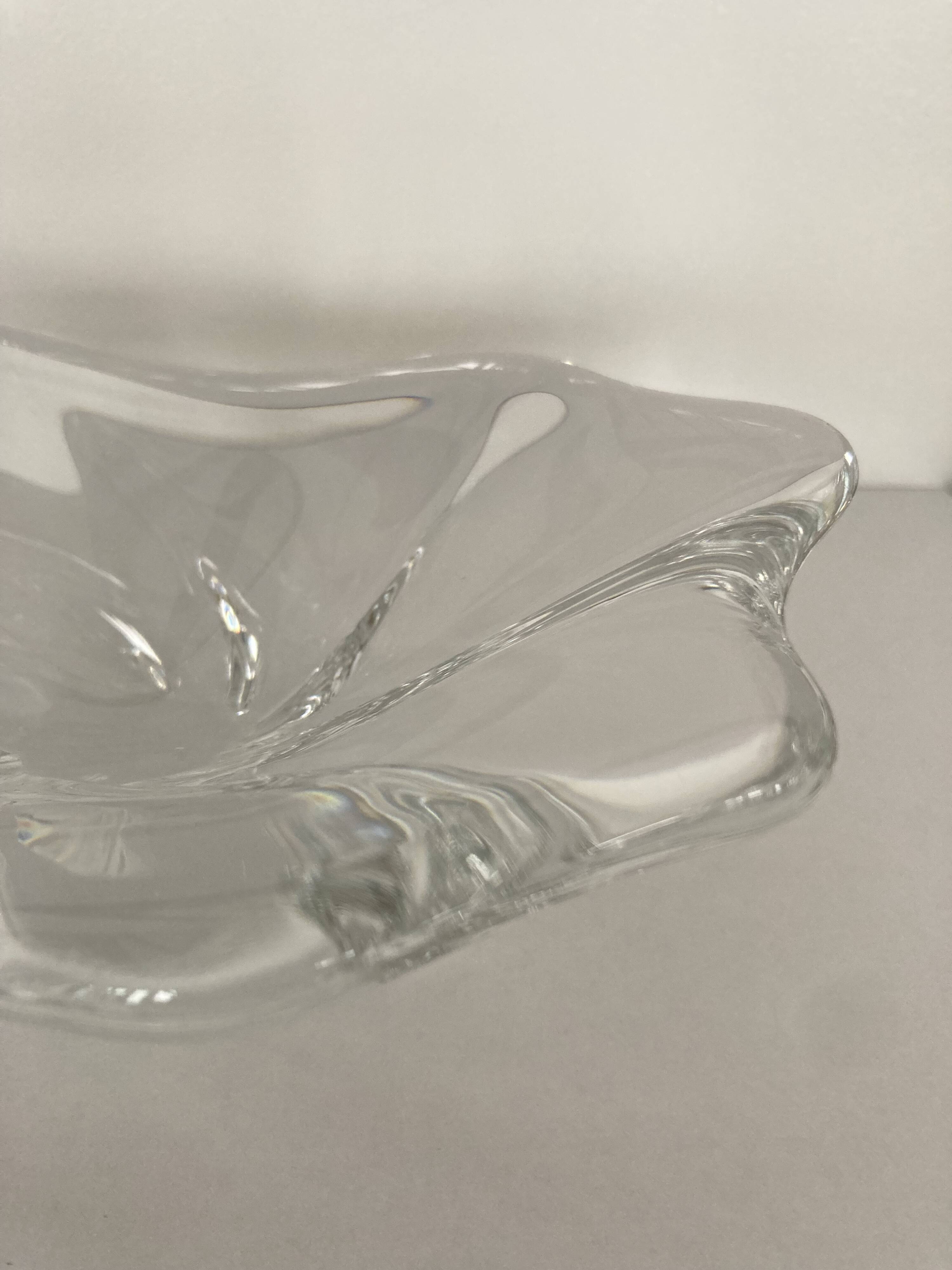 vide poche cristal estampillé Baccarat