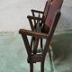 Two-seater strapontin cinema bench
