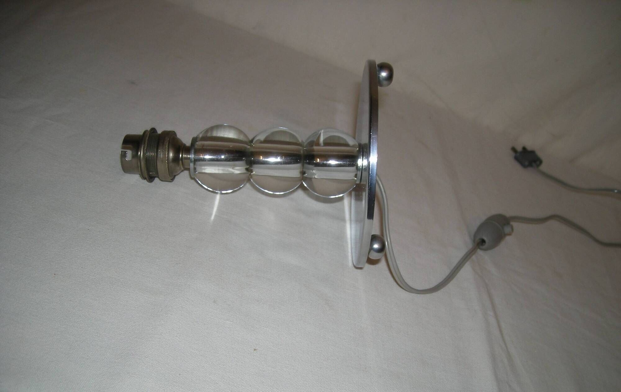 Tripod crystal ball lamp - Crista Lux - Art Deco from the 1930s