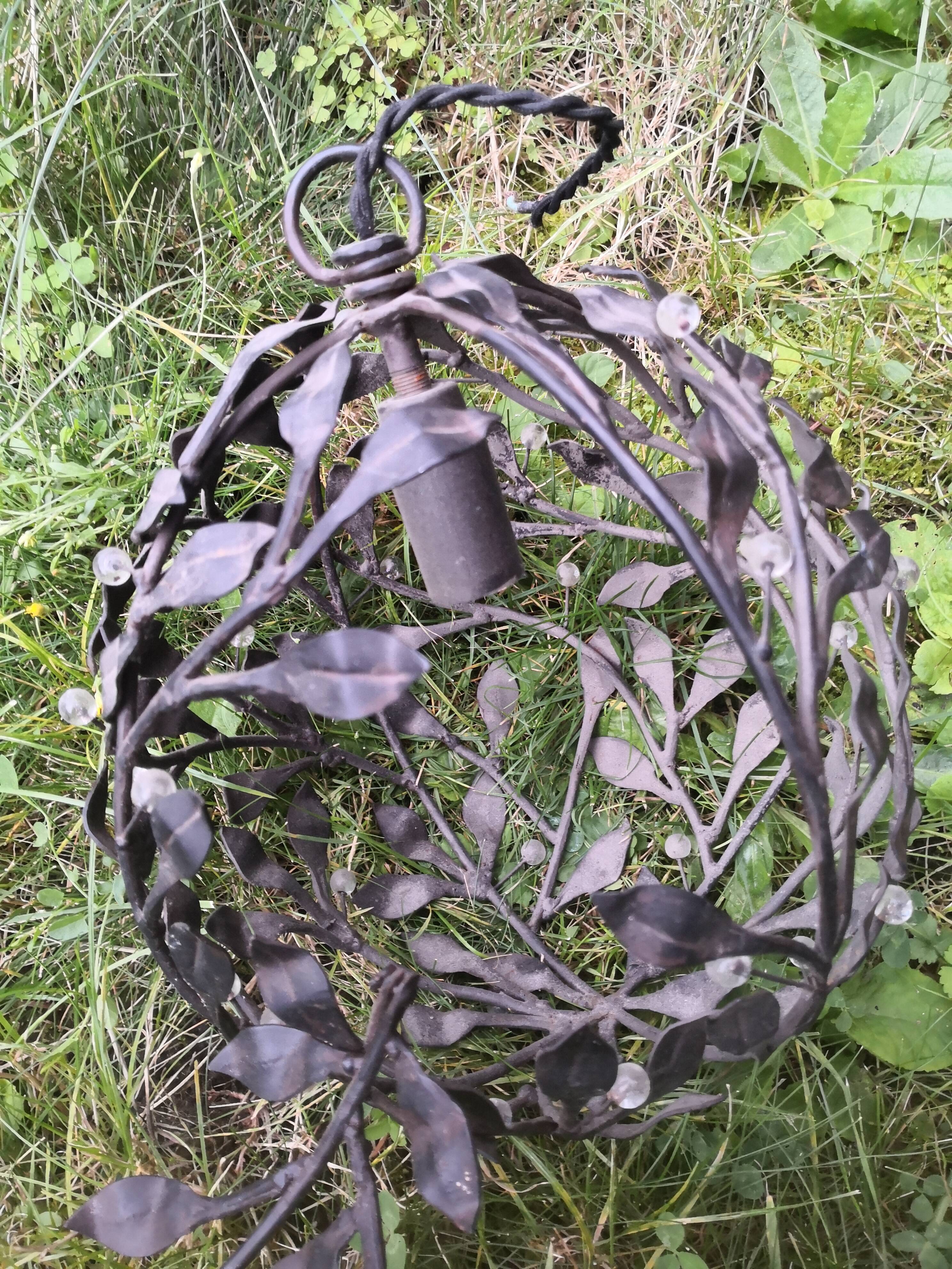 Plafonnier fer forgé