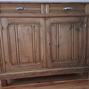 Buffet parisien ancien bois brut