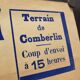 Affiche "Match de Rugby" - Ville de Langon - Années 1930