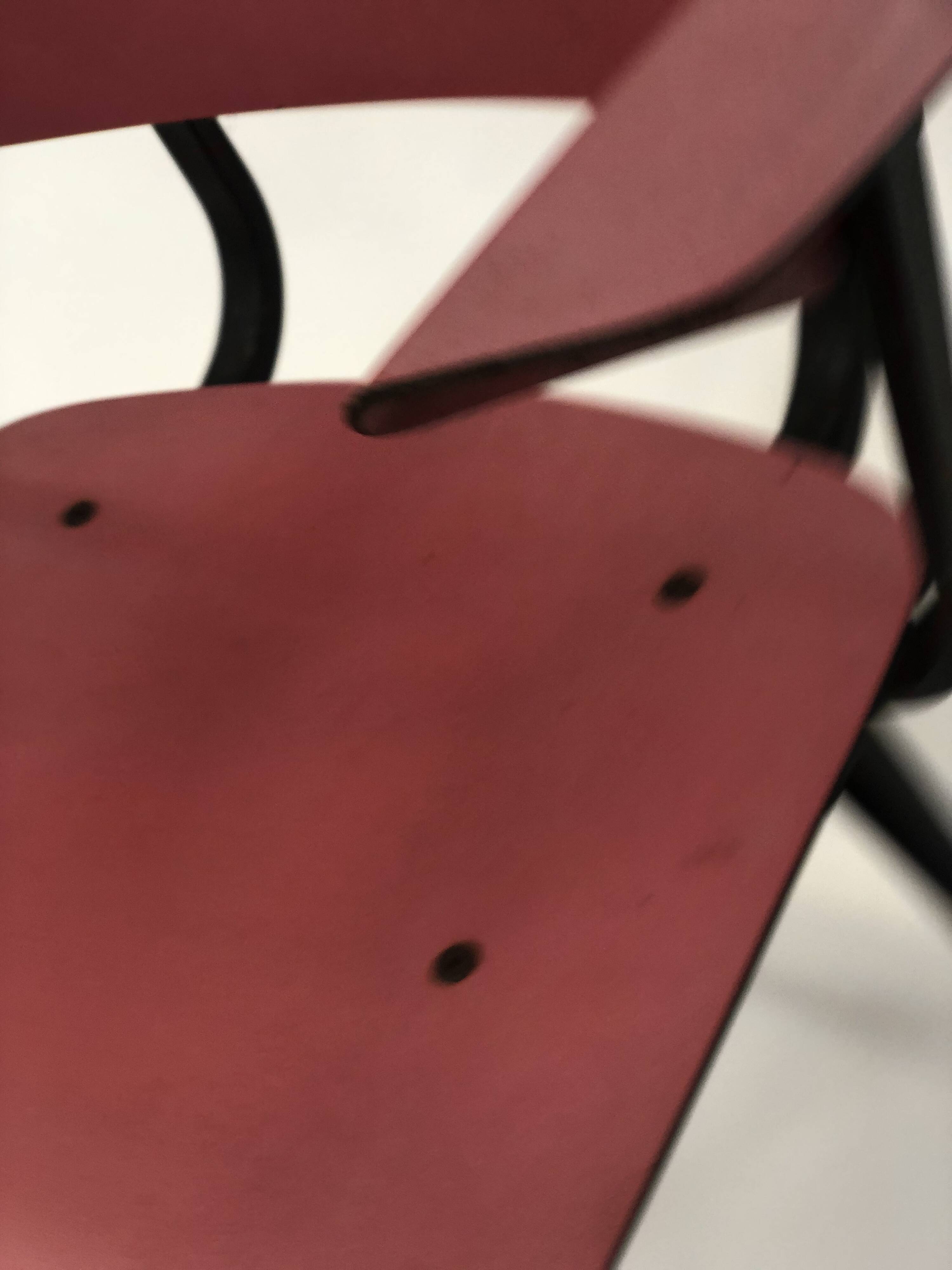 Set of 4 Friso Kramer Revolt chairs first edition with armrests