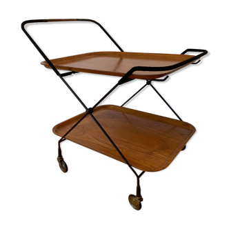 A bar trolley designed by Paul Nagel, JIE Gantofta, Sweden, 1950s