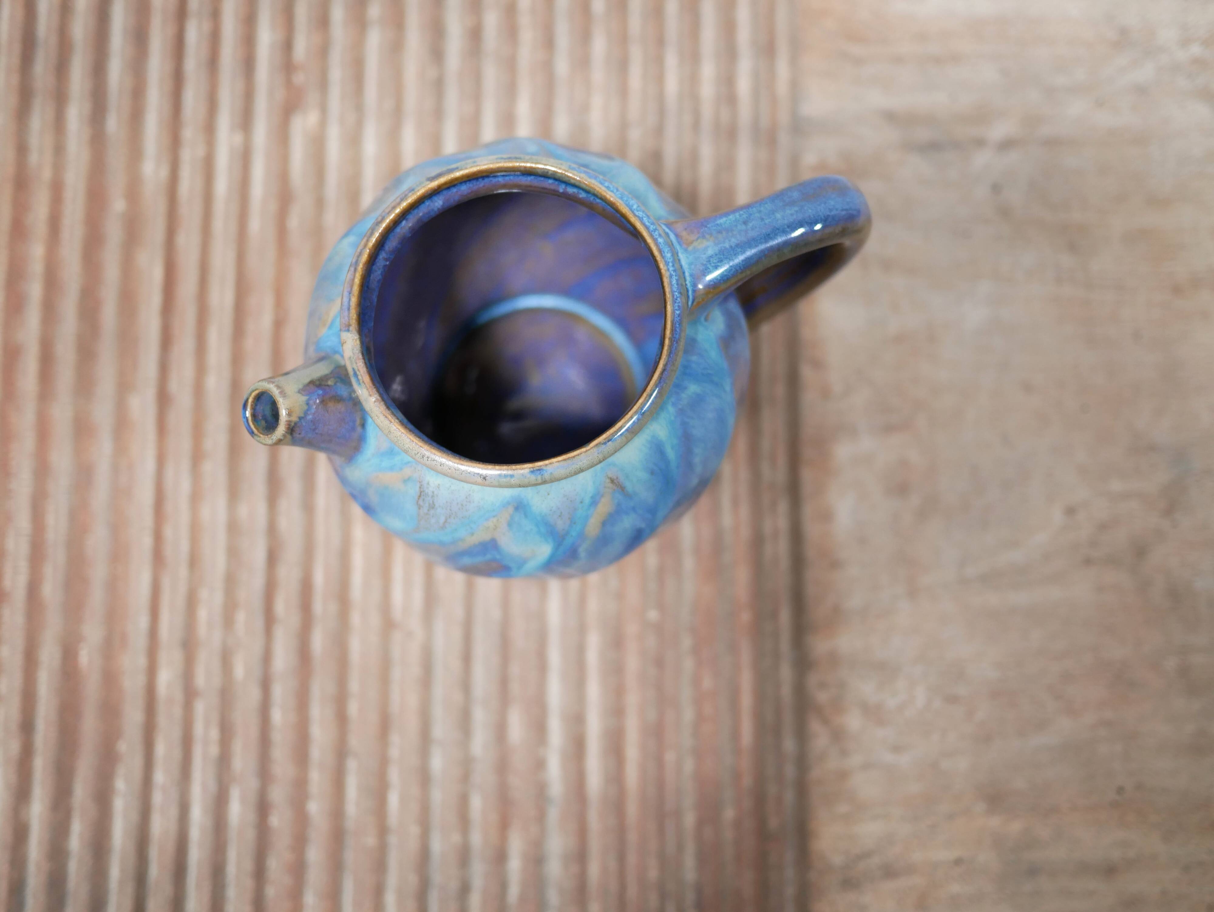 Vintage ceramic pitcher by the Denbac manufacture