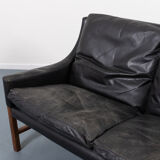 Modern Danish sculptural 2-seater sofa from Eilersen 1960