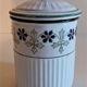 BB enameled sheet spice box pot with blueberry frieze chicory