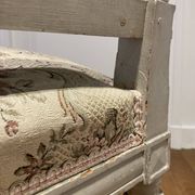 Pair of chairs, lyre back, based on a model by Jacob, Louis XVI style.