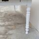 Rustic farmhouse bistro table in oak with Louis Philippe legs - 2m
