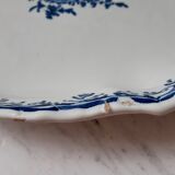 Plat oval terre de fer début XXe