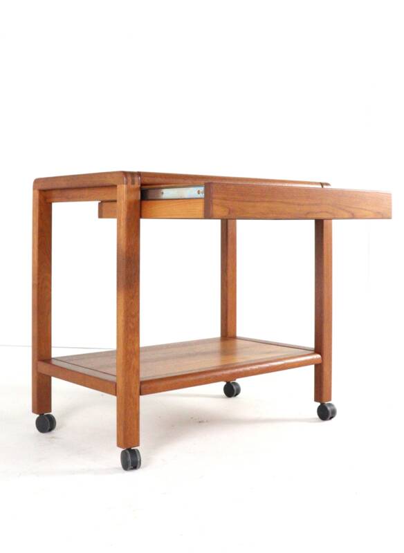 Teak trolley with drawer 'Grove' - danish design in teak