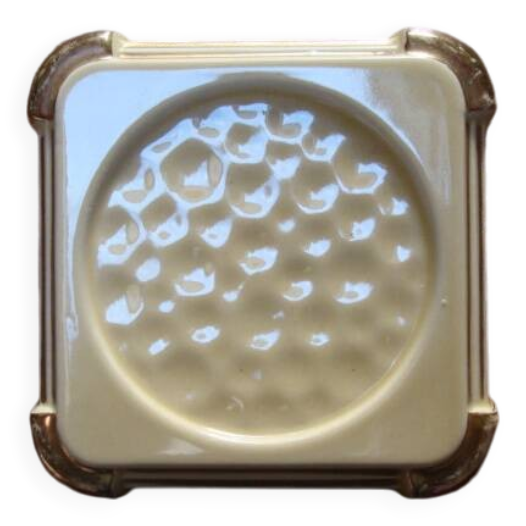 Art Deco ceramic coaster/bottle holder