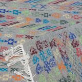 Multicolored ethnic carpet 130x207cm