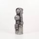 Brutalist aluminum sculpture by Willy Ceysens, Belgium 1980s