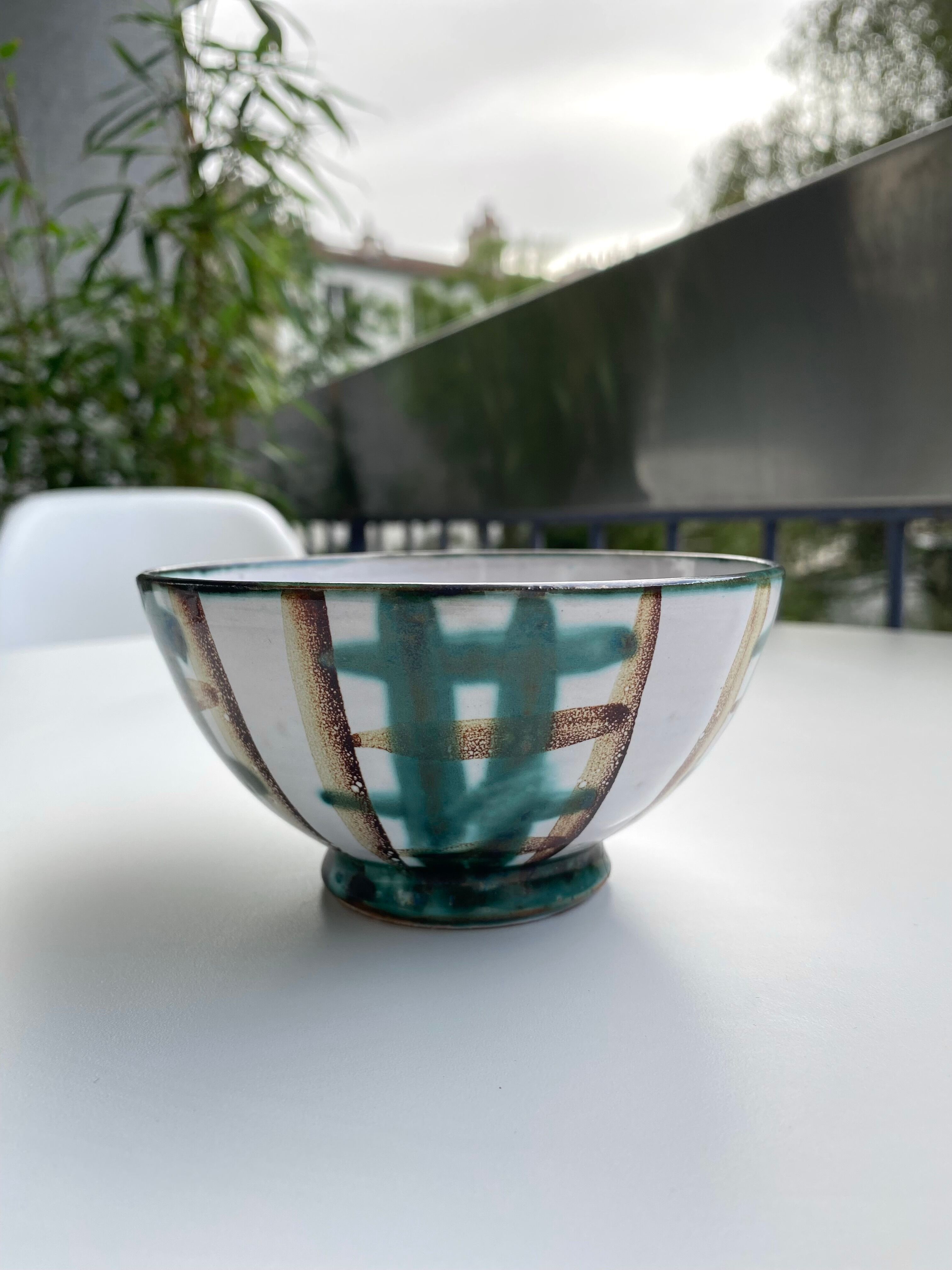 Ceramic bowl Robert Picault, Vallauris