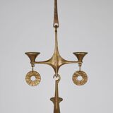 Grand Chandelier Suspended Candelabrum Brutalist Michael Harjes, 1970s