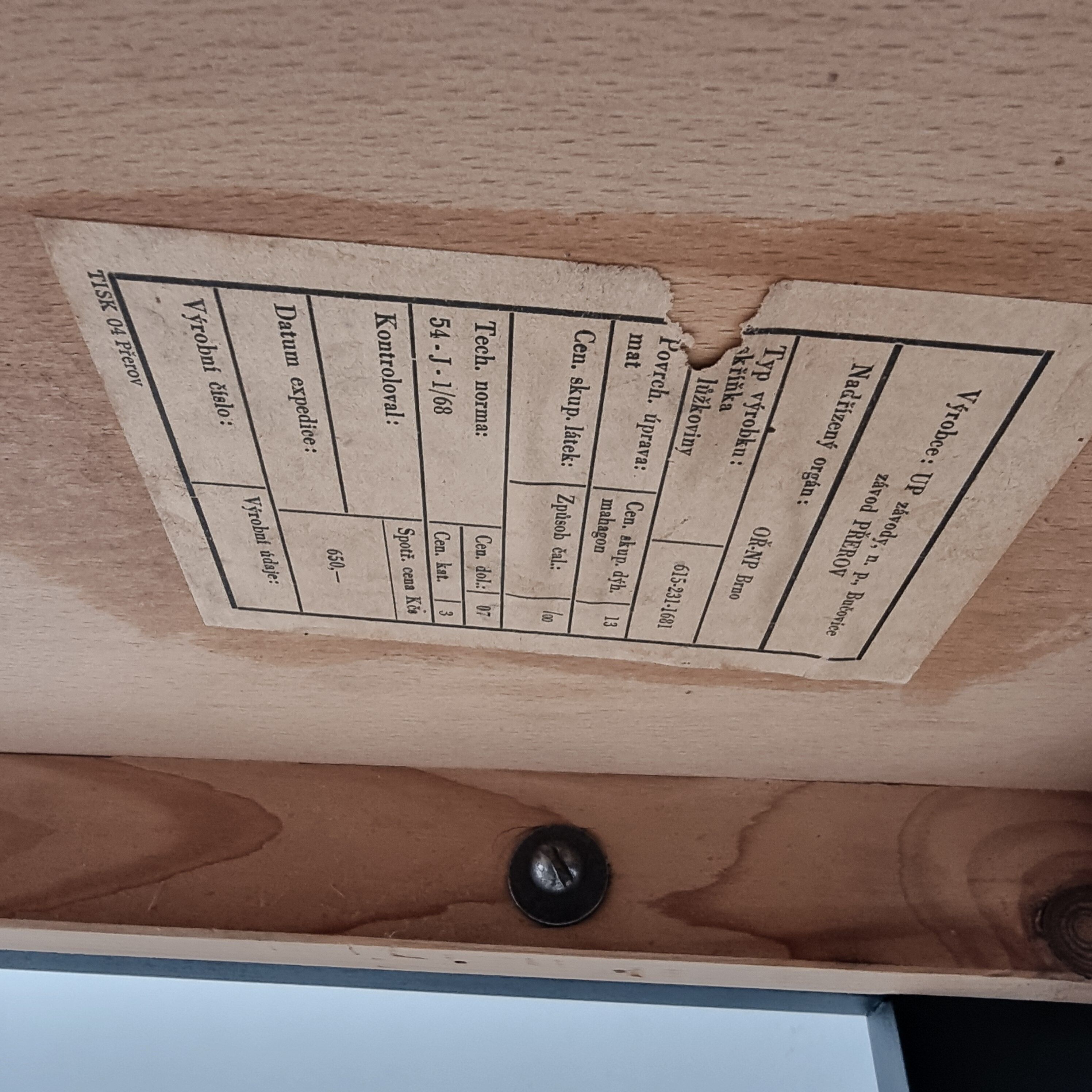 Vintage Commode from UP Zavody, 1970s