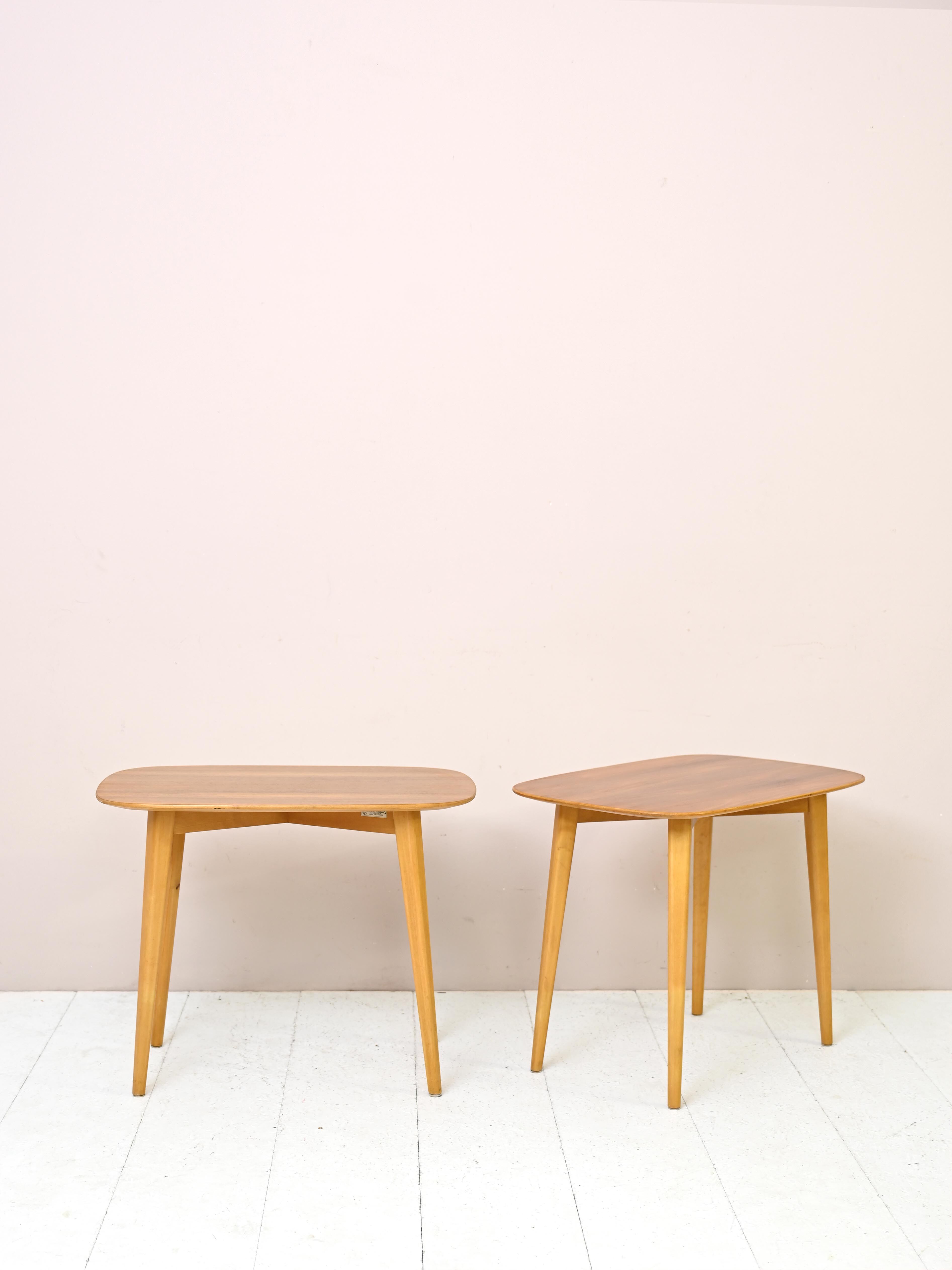 Scandinavian Modernism Oval Coffee Tables