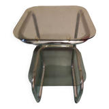 Chrome bedside table year 70
