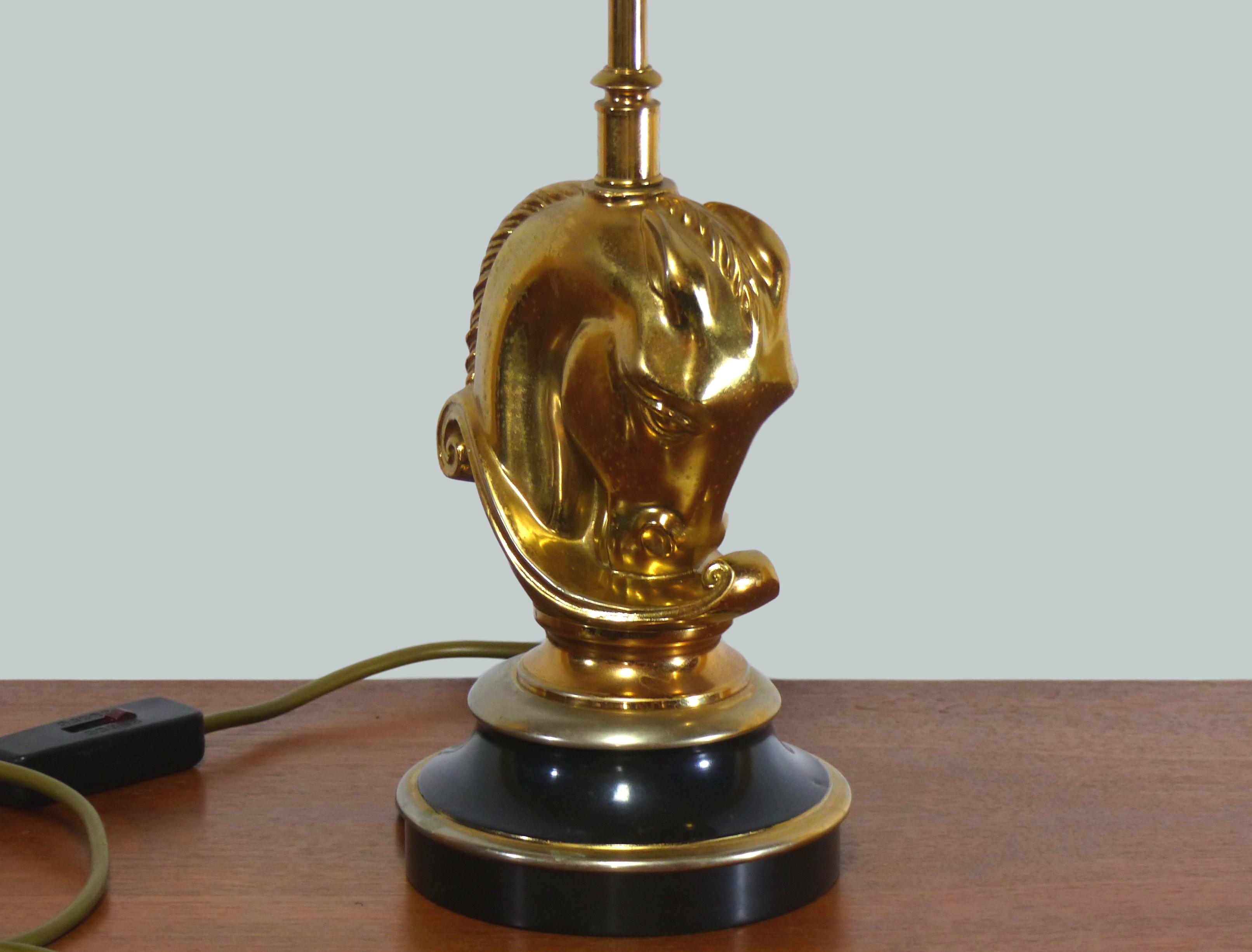 Lamp foot, horse head