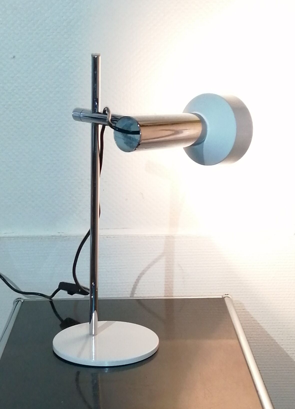 Lampe de bureau réglable vintage années 60