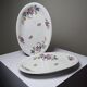 2 Bernardaud Limoges porcelain dishes with floral decoration from the 1920s to 1950s.