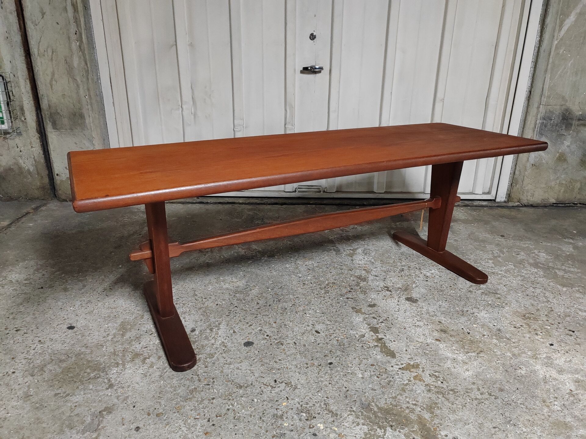 Table basse teck scandinave