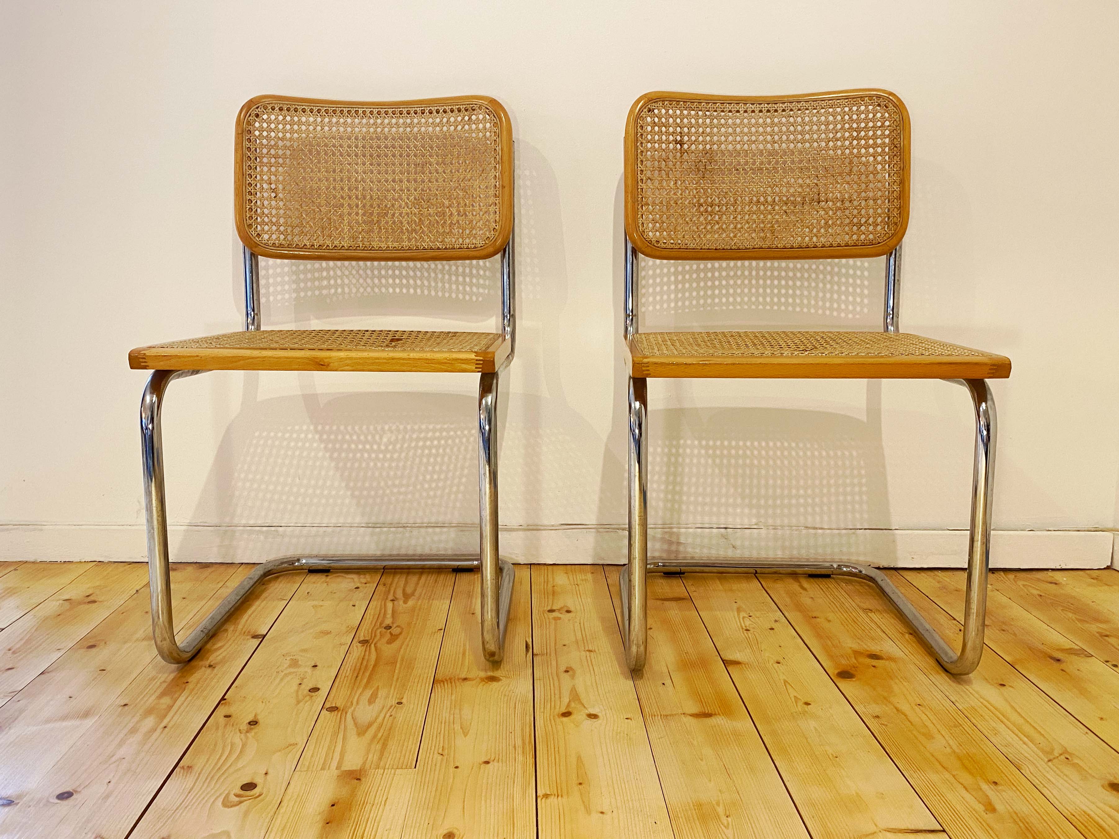 Pair of chairs B32 Marcel Breuer