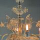 Rezzonico chandelier, venice, gilded murano glass circa 1920