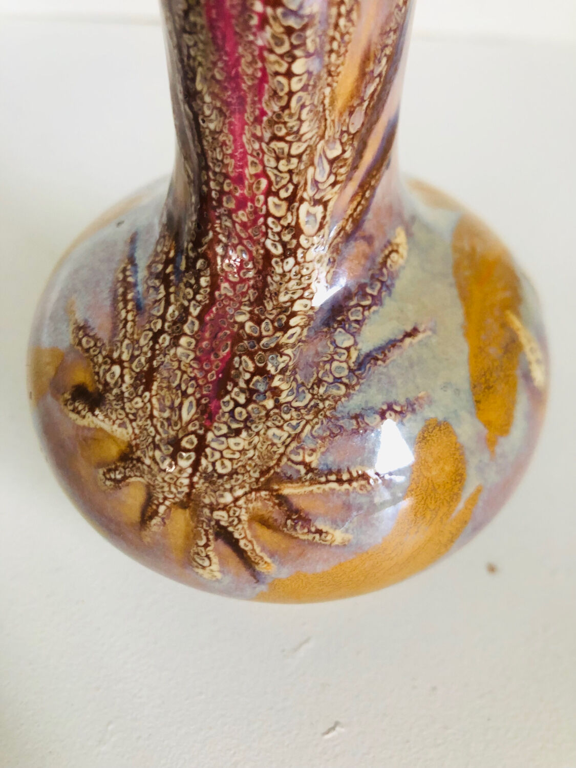 Vase by the workshop La Roue in Vallauris