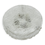 Plafonnier en verre glacé par Kaiser Leuchten