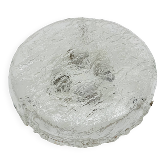 Plafonnier en verre glacé par Kaiser Leuchten