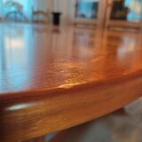 Scandinavian extendable oval table in G Plan teak
