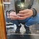 Rosewood mirror from the 1940s