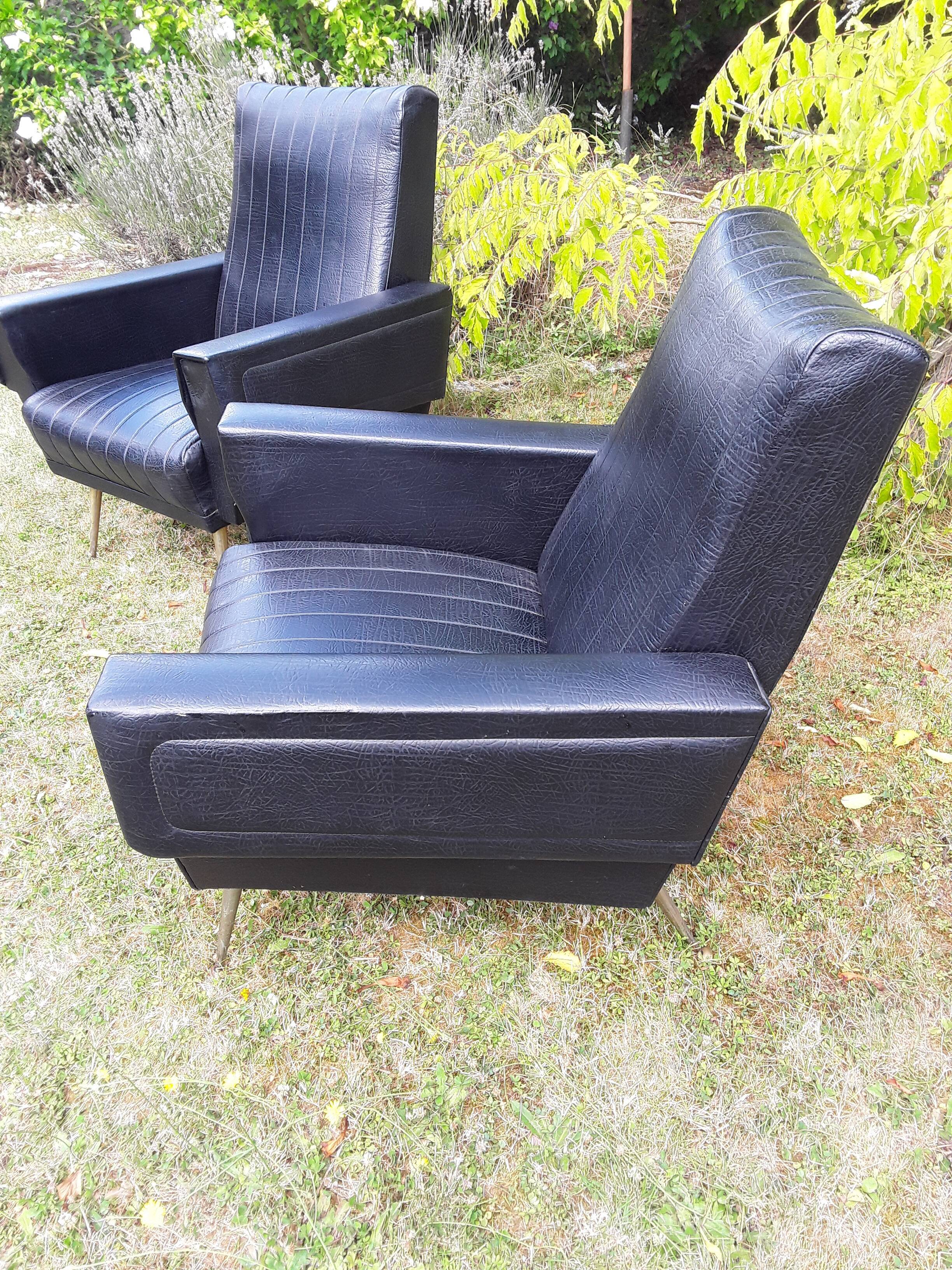 Vintage 50s and 60s armchairs