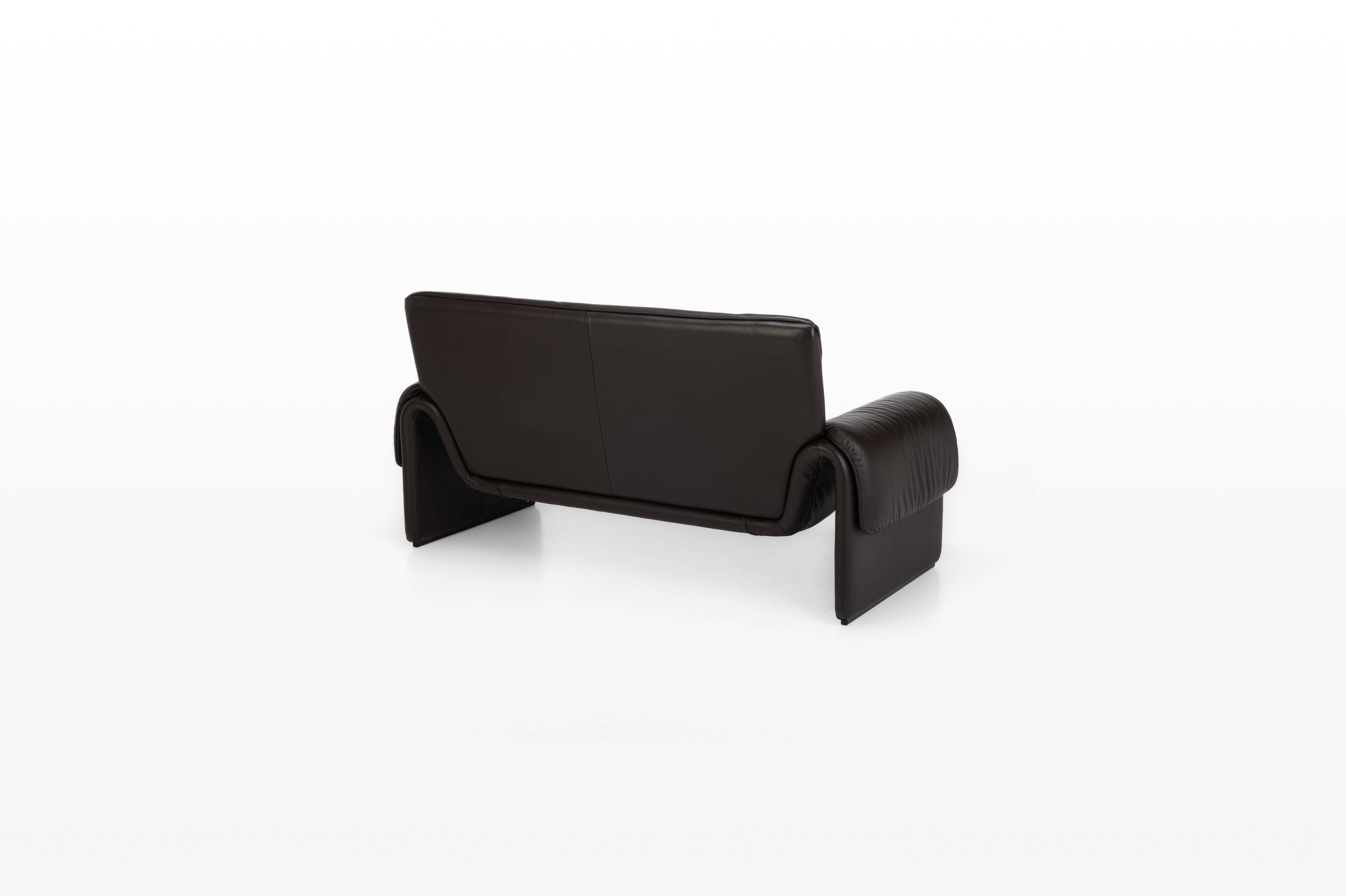 DS-2011 Sofa by De Sede, dark brown leather lounge